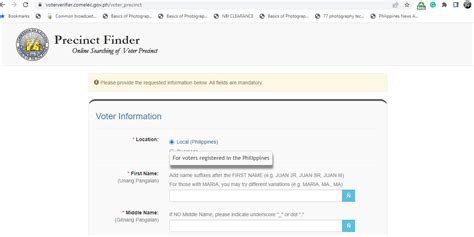 voterverifier.comelec.gov.ph|Registered voters can now access Comelec’s precinct finderwebsite.